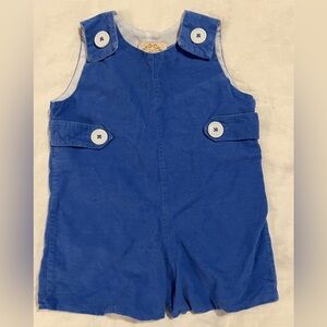 Blue corduroy shortall from Beaufort bonnet